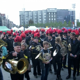 150 muzyków górniczych orkiestr dętych na 150-lecie Katowic foto_10