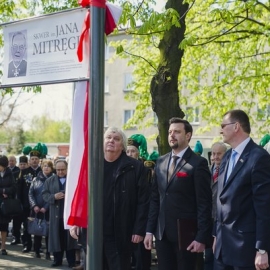 Odsłonięcie Tablicy Pamiątkowej Jana Mitręgi foto_10